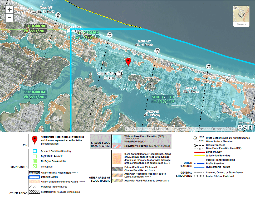 Hillsborough Evacuation Map